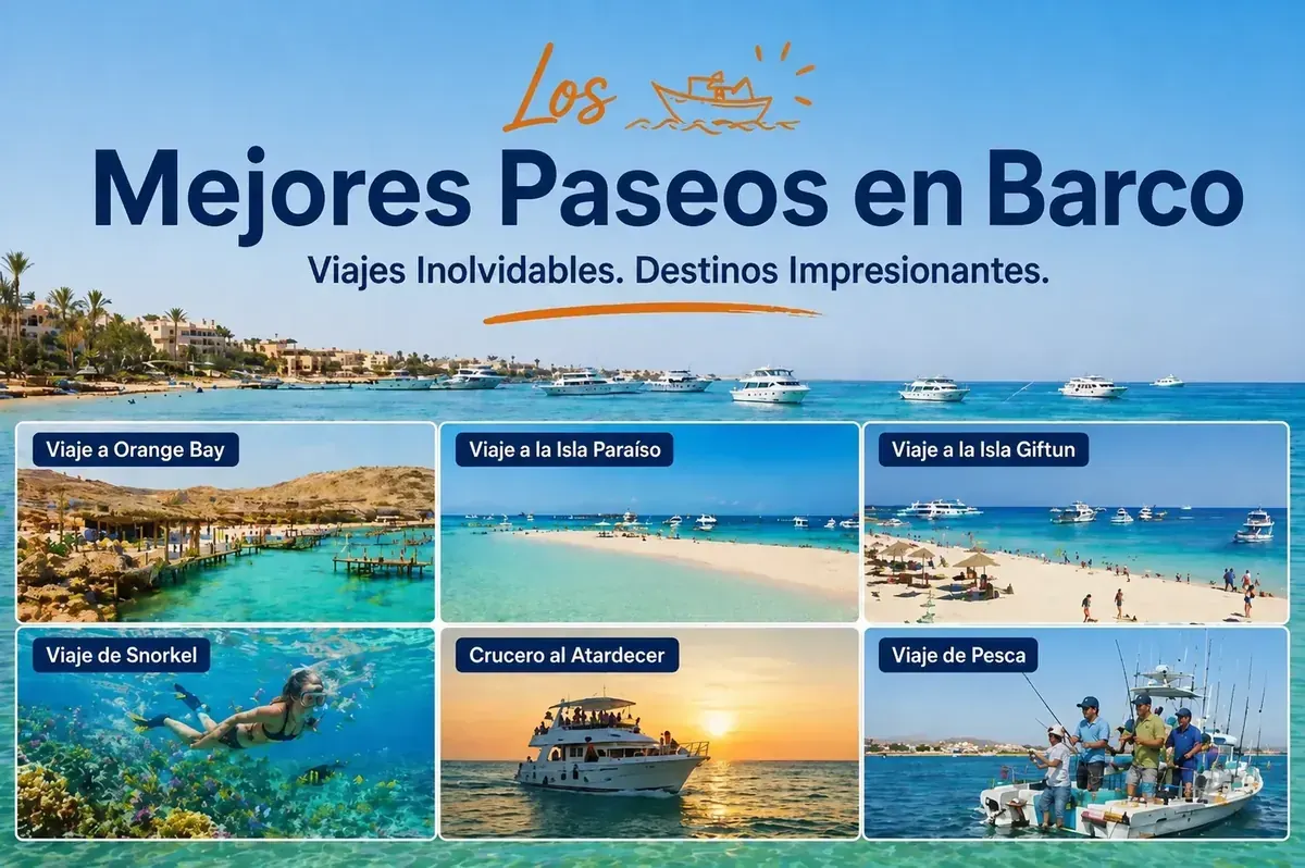 Los mejores paseos en barco en Hurghada 2026: guía completa