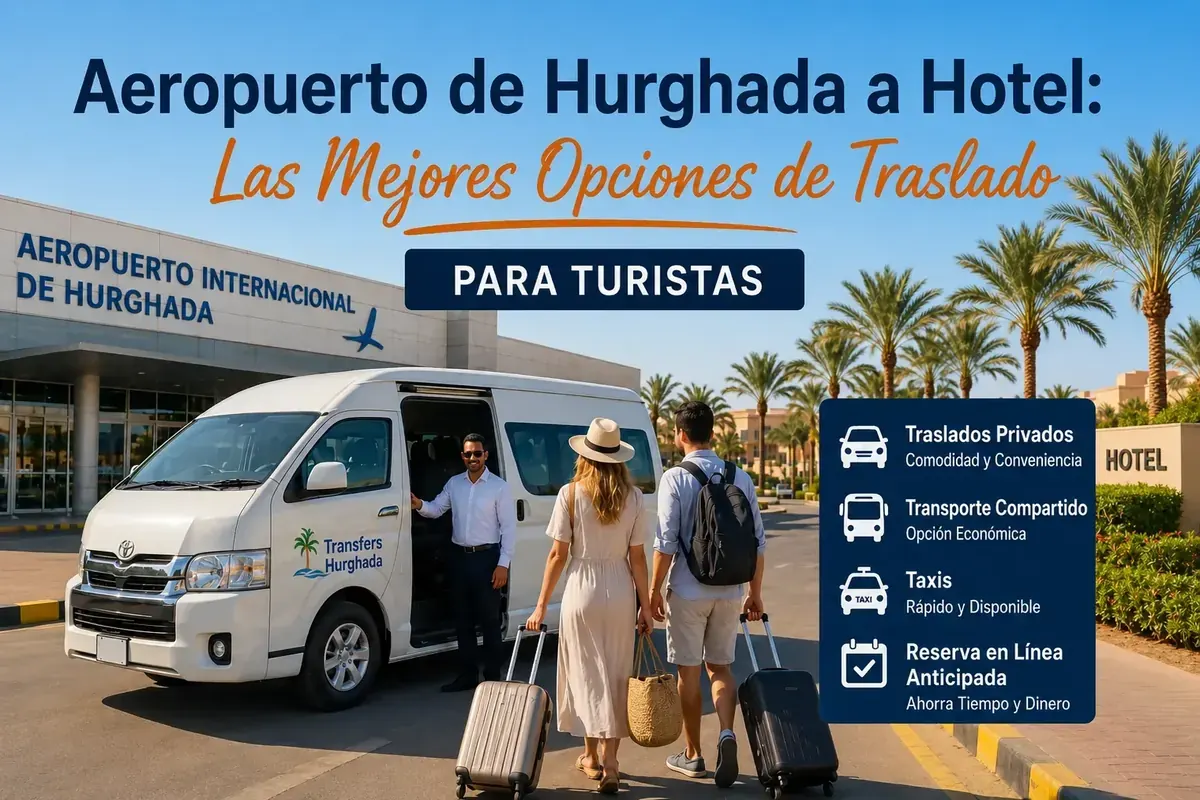 Guía de traslado del aeropuerto de Hurghada al hotel: completa en 2026