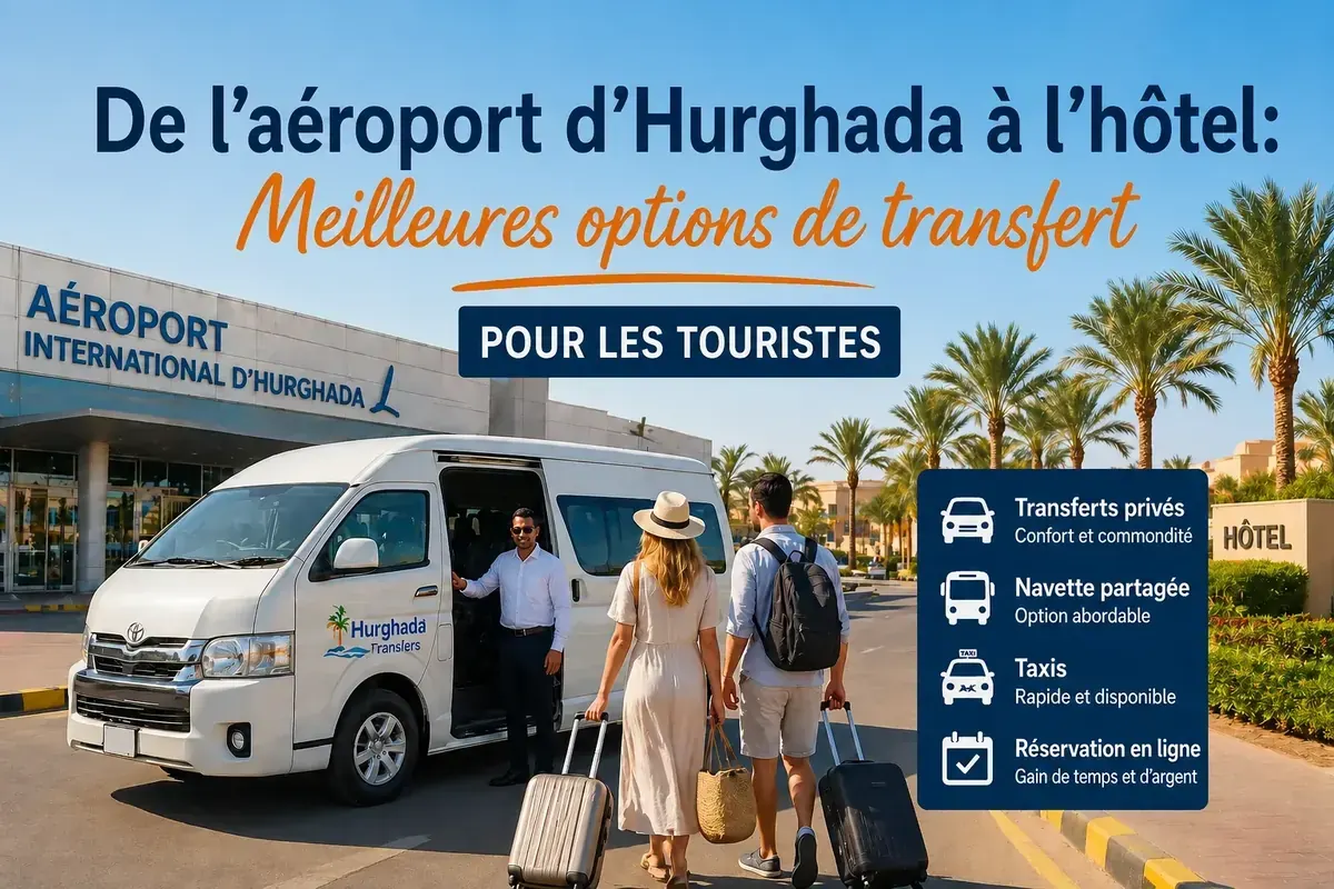 Guide des transferts de l’aéroport d’Hurghada à l’hôtel — Complet 2026