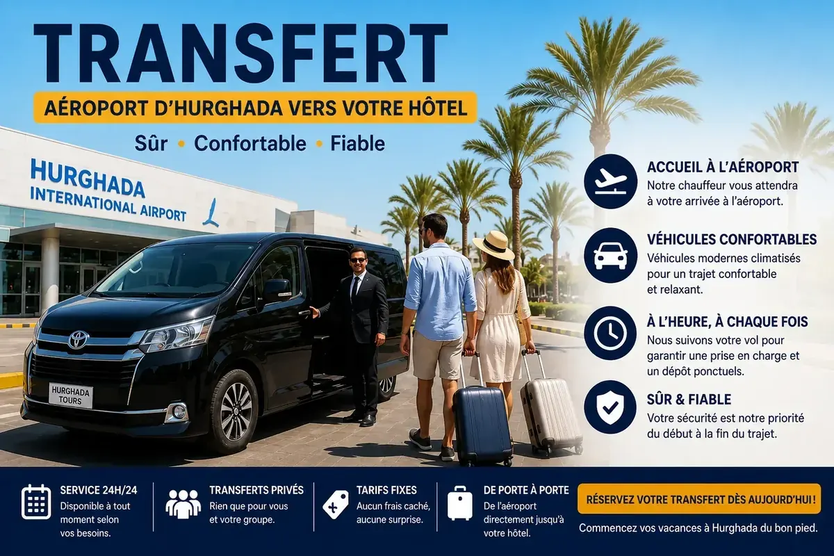 Services de transferts à Hurghada