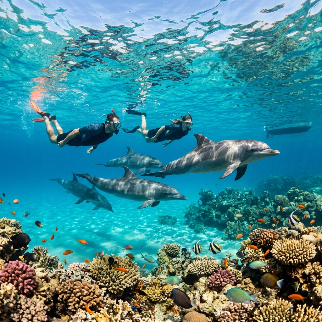 Dolphin House snorkeling activity