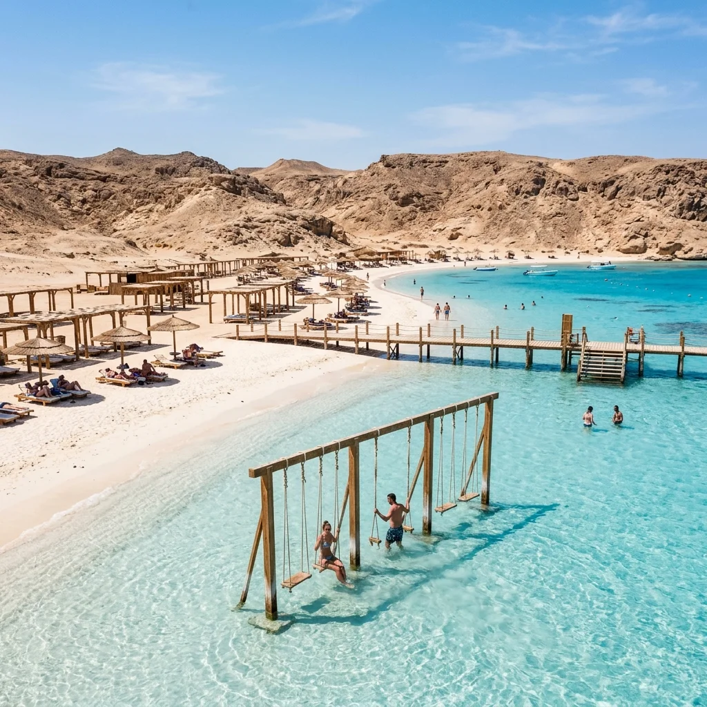 Orange Bay safe supervised Red Sea