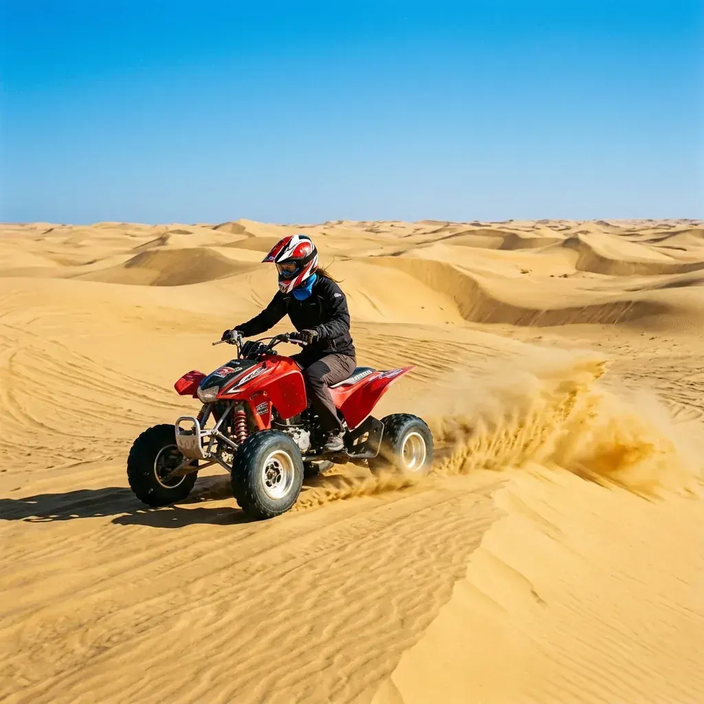 Safari in quad nel deserto orientale