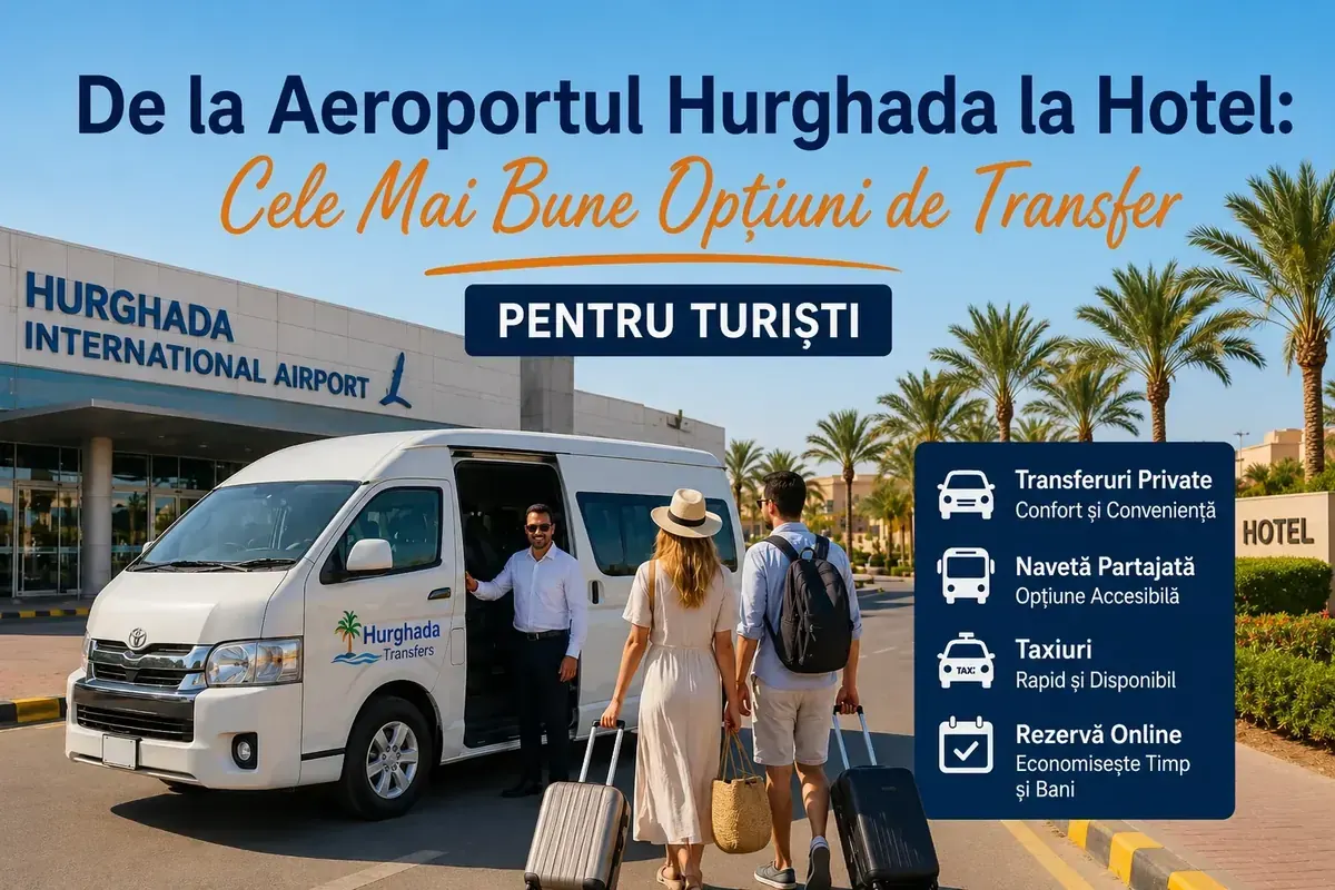 Ghid de transfer de la aeroport la hotel la Hurghada - Finalizare 2026