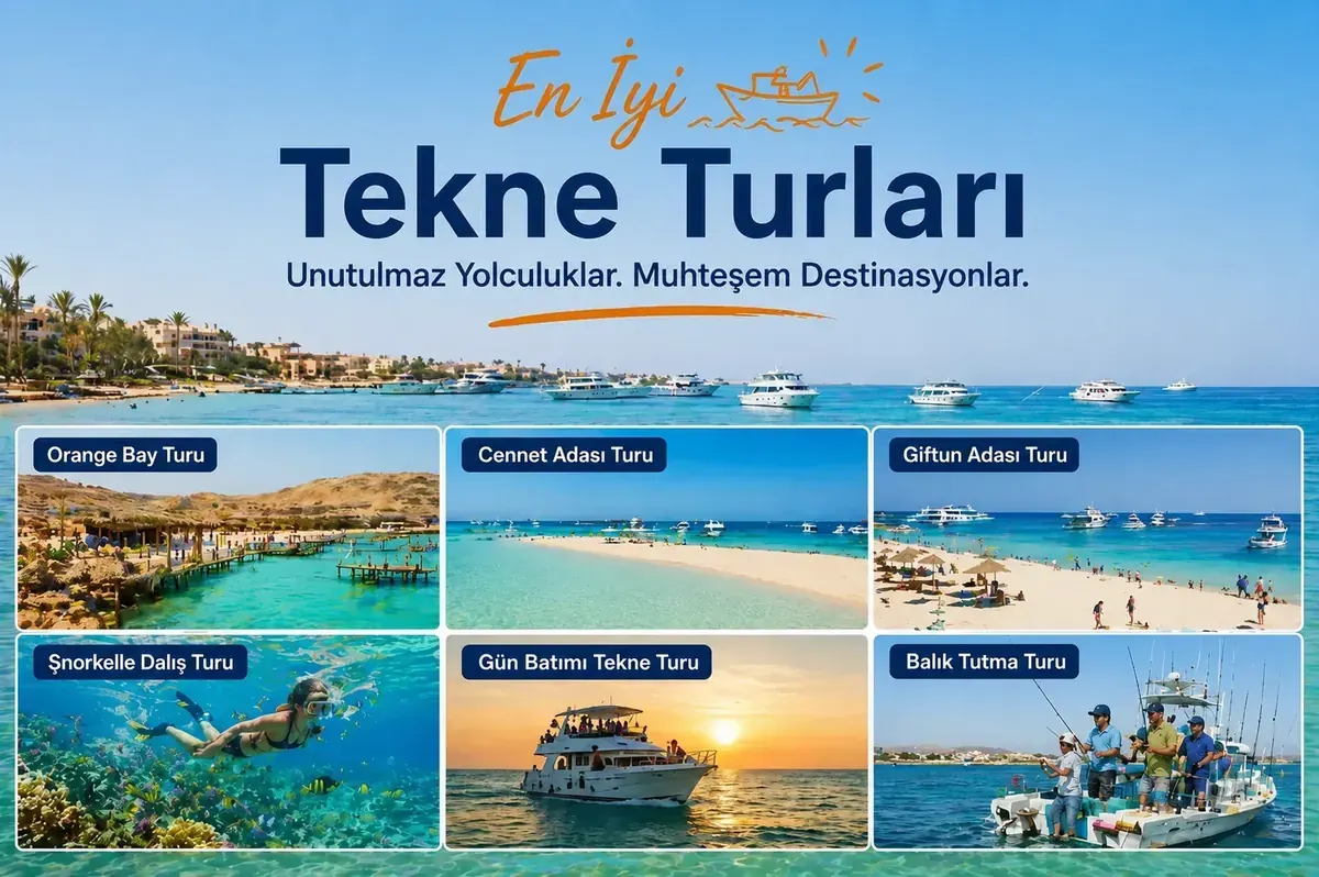 Hurghada'nın En İyi Tekne Turları 2026 - Tam Kılavuz